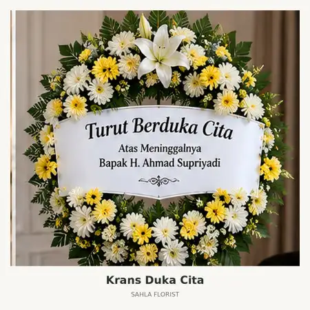 Krans Bunga Duka Ngampilan